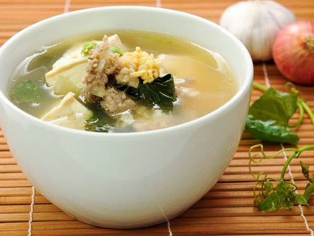 شوربة اللحم والتوفو (جانج جود)